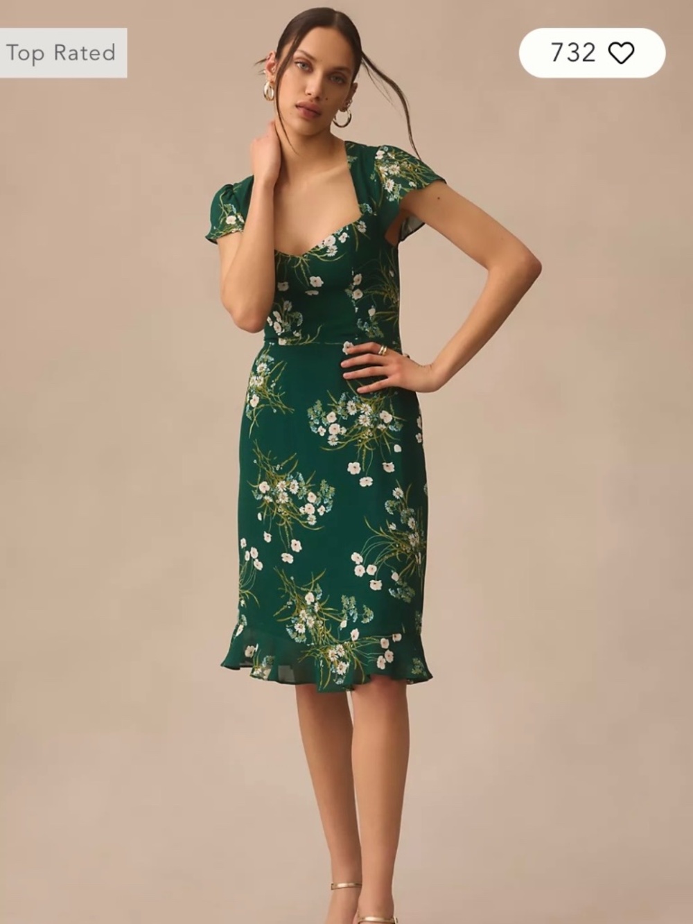 Anthropologie Reformation Rosi Dress size 16